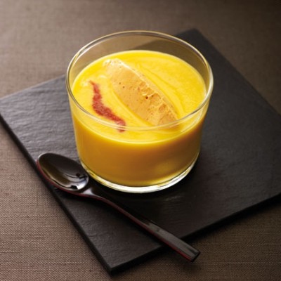 Velouté de patates douces et sa quenelle de Selles-Sur-Cher
