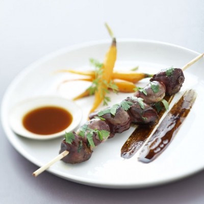 Brochette de Foies et rognons de lapins