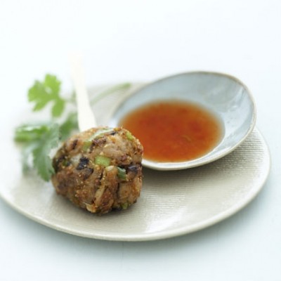 Croquette de lapin condiment piment doux