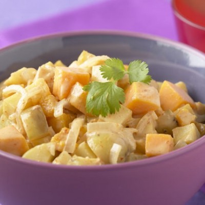 Curry de pommes de terre à la Thaï