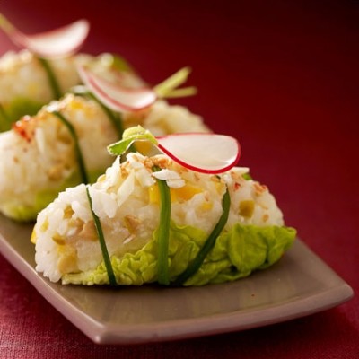 Rouleaux printaniers en salade au Mâconnais sec