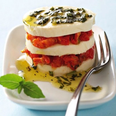 Caprèse aux tomates séchées