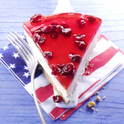 Cheese cake aux US cranberries