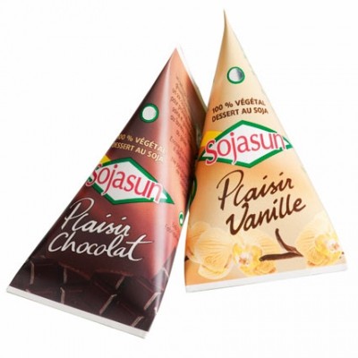 Sojasun présente ses petits berlingots sucrés
