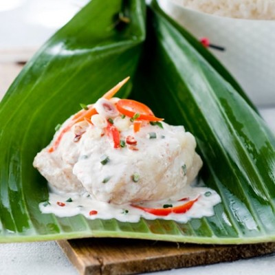 Lotte, Ciboulette et Lait de Coco