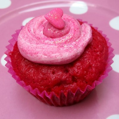 Cupcake aux framboises