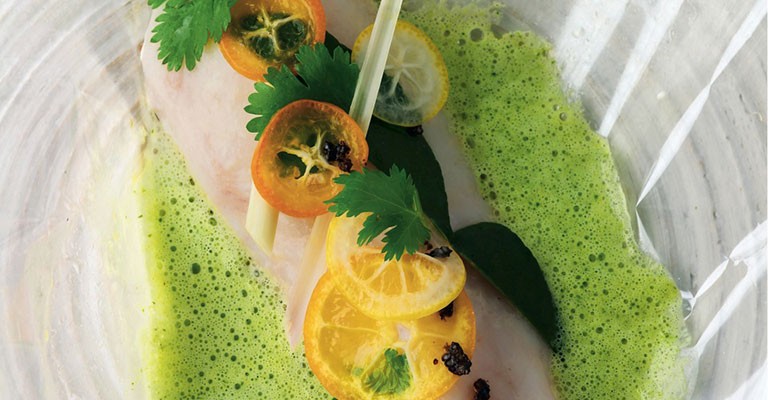 Papillote de saint-pierre, citronnelle-lime