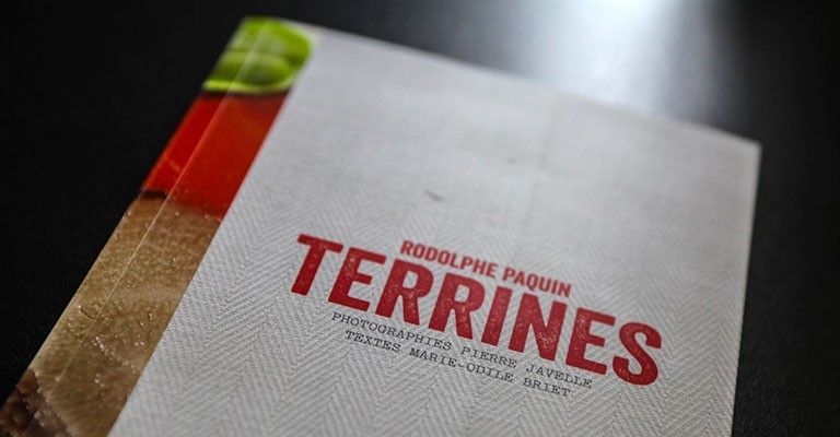 Livre de Recettes « Terrines » du chef Rodolphe Paquin