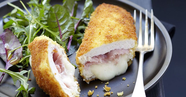 Cordon-bleu à la tomme de chèvre et à l'estragon