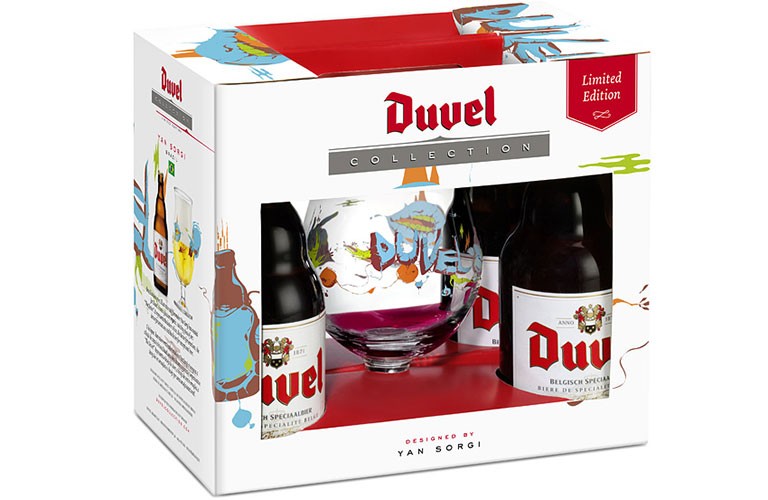 L'artiste brésilien Yan Sorgi signe le nouveau verre Duvel