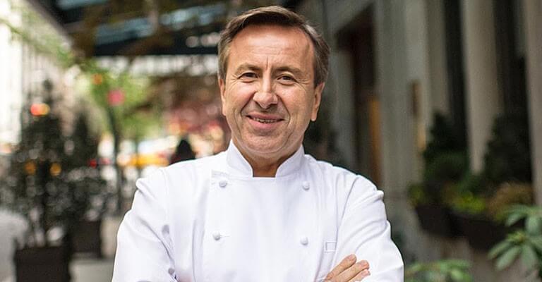 Le chef Français Daniel Boulud du restaurant Daniel à New-York reçoit le Prix The Diners Club Lifetime Achievement