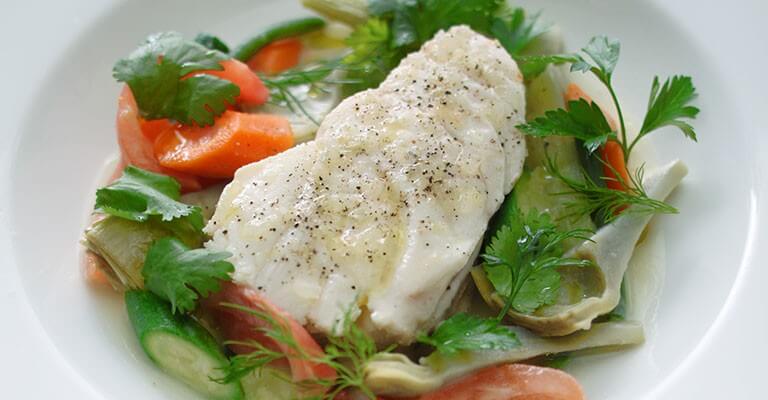 Recette de cabillaud 100% healthy du Chef Régis Douysset