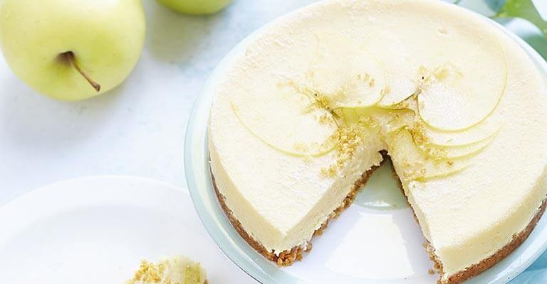 Cheesecake aux pommes par Dorian Nieto