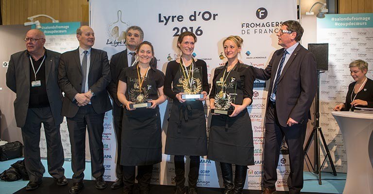 Lyre d'Or 2016, 3 femmes sur le podium, Viginie Dubois-Dhorne, Cindy Skiba, Lucie Le Doare