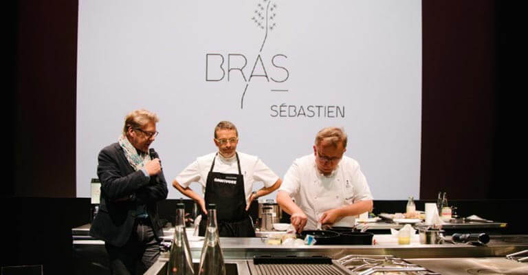 Sébastien Bras, créateur de l'année Omnivore, sur la Scène Omnivore®