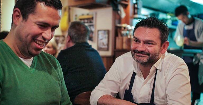Stéphane Jégo chef de l'Ami Jean soutient le 1er Refugee Food Festival