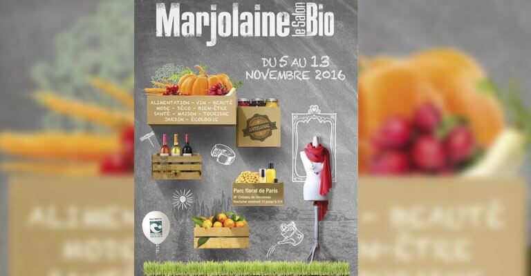Salon Marjolaine, le plus grand marché bio de France c'est en ce moment !