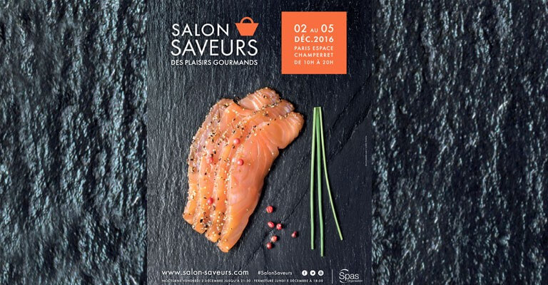 Salon Saveurs des Plaisirs Gourmands du 2 au 5 décembre, Espace Champerret, Paris.