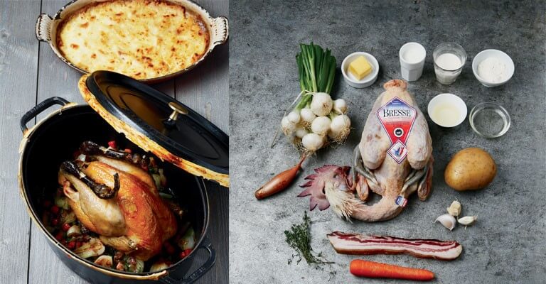 Cocotte lutée de volaille de Bresse "Miéral" par la Maison Rostang