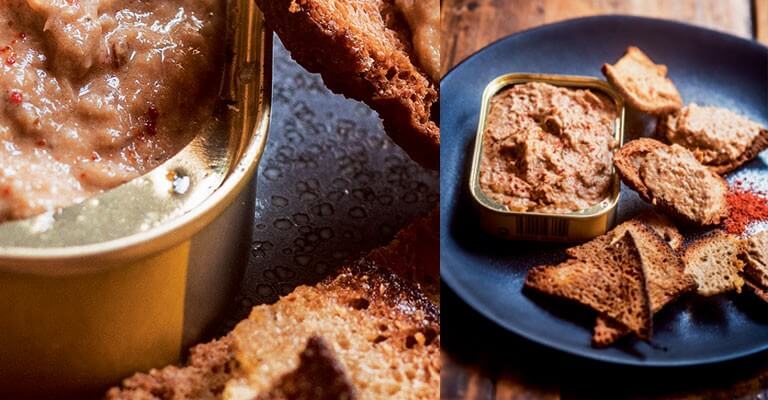 Rillettes de sardines par Julien Duboué, recette extraite de son livre Sud-Ouest ©Guillaume Czerw