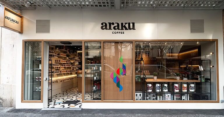 Araku, la première boutique dédiée au café bio et solidaire de la vallée d'Araku en Inde, Paris 3