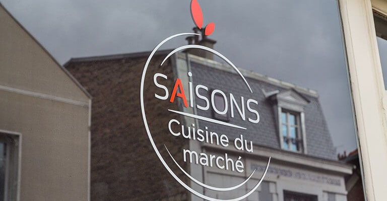Restaurant Saisons, cuisine du marché, 92 Asnières-sur-Seine