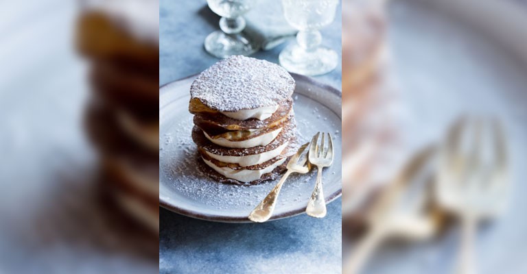 Mille-feuilles de Gavottes à la vanille par Pierre Augé