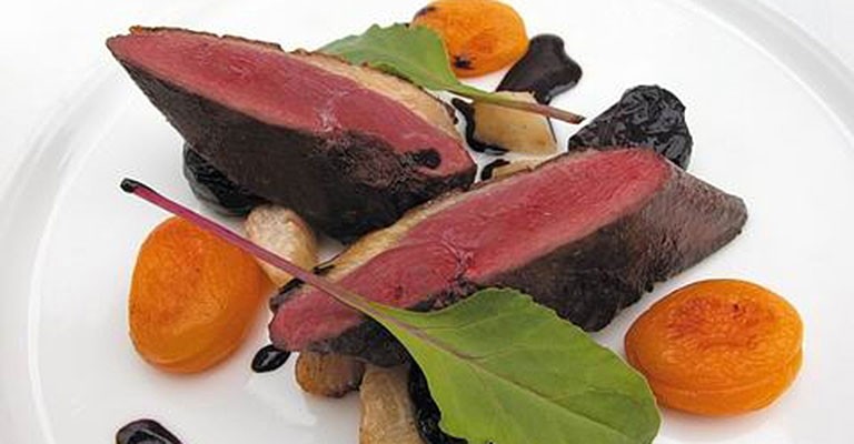 Magret laqué aux pruneaux
