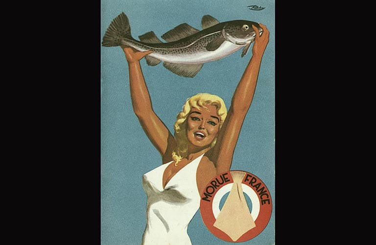 Affiche à voir dans l'Exposition Dans les Maille du Filet au Musée de la Marine jusqu'au 26 juin 2016