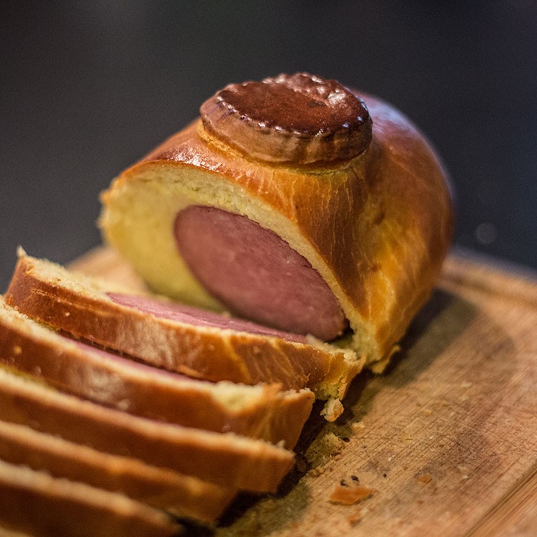 Le saucisson brioché Sibilia